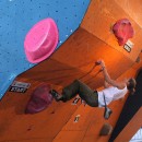 Gosia Rudzińska (Skarpa Lublin) podaczas Pucharu Polski w boulderingu